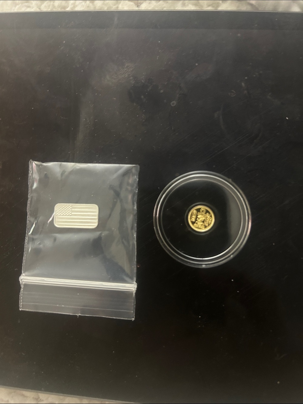 Silver and gold